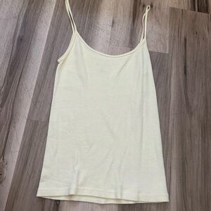 Brandy Melville Light Yellow Tank Top